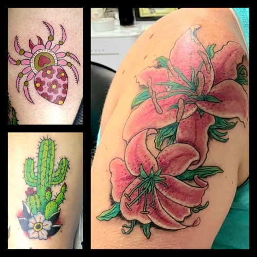Colorful Traditional Tattoos
